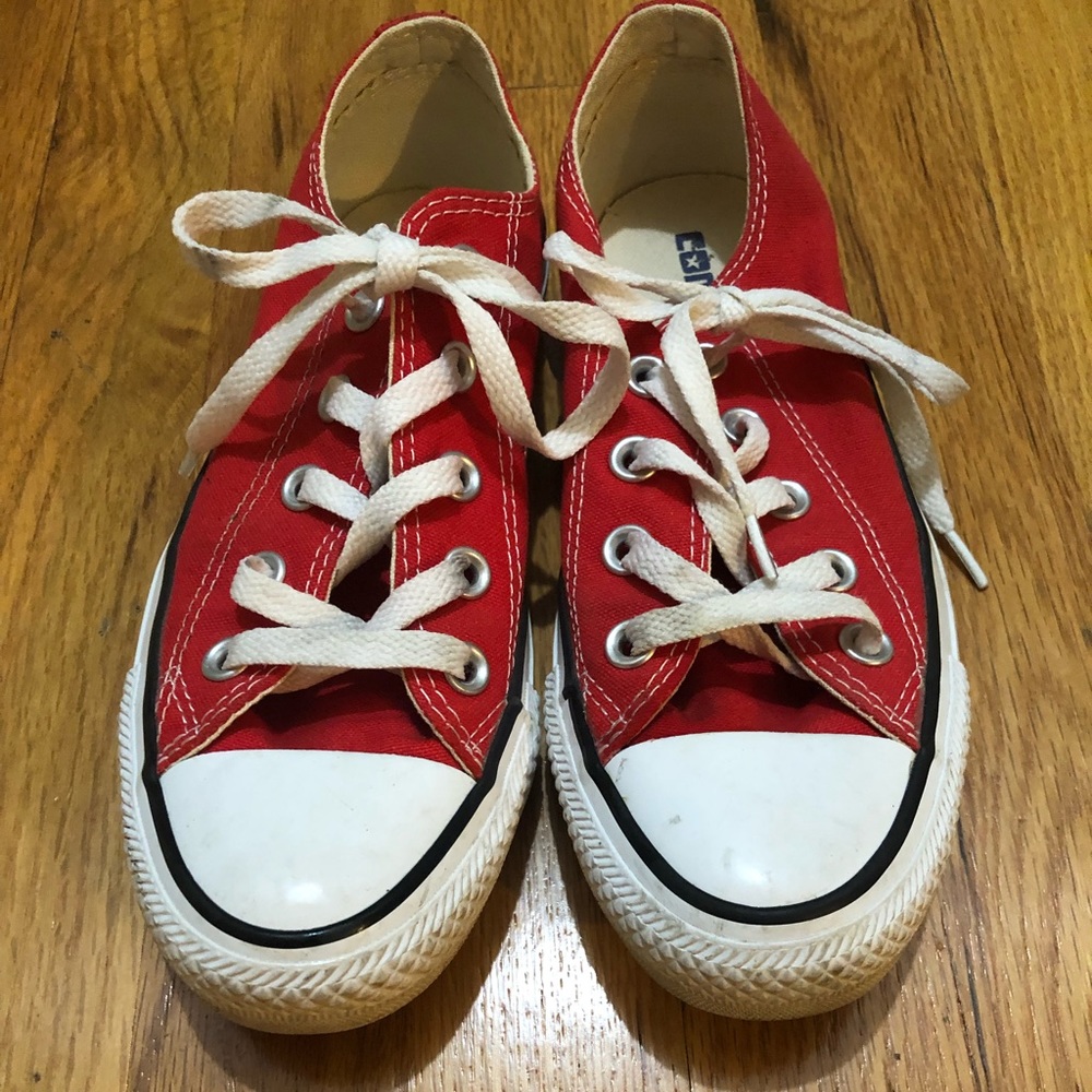 Converse Red Womens Shoes